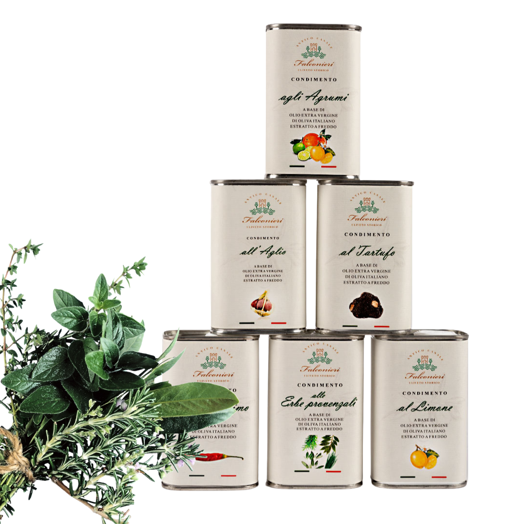 Olio aromatizzato alle erbe - Latta 250ml